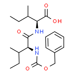 ChemSpider 2D Image | N-[(Benzyloxy)carbonyl]-L-isoleucyl-L-isoleucine | C20H30N2O5