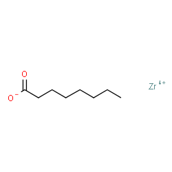 ChemSpider 2D Image | Octanoate, zirconium(4+) salt (1:1) | C8H15O2Zr