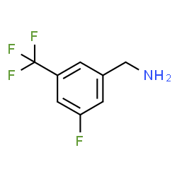 ChemSpider 2D Image | 1-[3-Fluoro-5-(trifluoromethyl)phenyl]methanamine | C8H7F4N