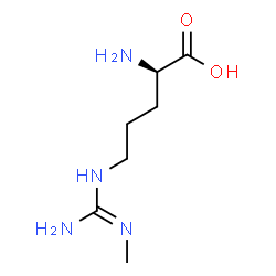 ChemSpider 2D Image | N~5~-(N'-Methylcarbamimidoyl)-D-ornithine | C7H16N4O2
