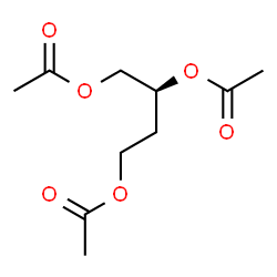 ChemSpider 2D Image | (2S)-4-Acetoxy-1,2-butanediyl diacetate | C10H16O6