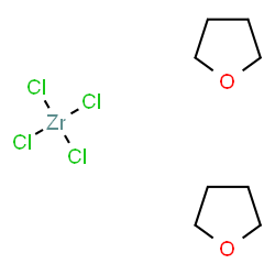 ChemSpider 2D Image | Tetrachlorobis(tetrahydrofuran)zirconium | C8H16Cl4O2Zr