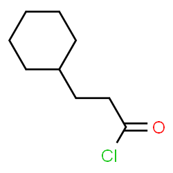 ChemSpider 2D Image | 3-Cyclohexylpropanoyl chloride | C9H15ClO