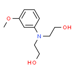 ChemSpider 2D Image | 2,2'-[(3-Methoxyphenyl)imino]diethanol | C11H17NO3