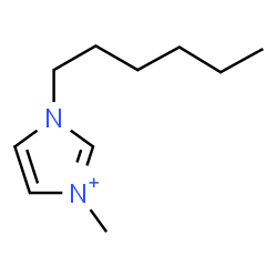 ChemSpider 2D Image | 1-hexyl-3-methylimidazolium | C10H19N2