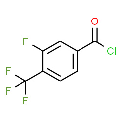 ChemSpider 2D Image | 3-Fluoro-4-(trifluoromethyl)benzoyl chloride | C8H3ClF4O