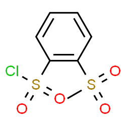 ChemSpider 2D Image | 2-Methylsulfonylbenzenesulfonyl chloride | C7H7ClO4S2
