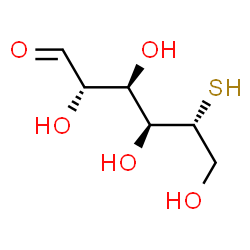 ChemSpider 2D Image | 5-Thio-D-mannose | C6H12O5S