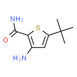 ChemSpider 2D Image | 3-Amino-5-Tert-Butylthiophene-2-Carboxamide | C9H14N2OS