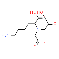 ChemSpider 2D Image | N~2~,N~2~-Bis(carboxymethyl)lysine | C10H18N2O6