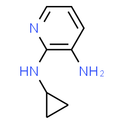 ChemSpider 2D Image | N2-CYCLOPROPYL-2,3-PYRIDINEDIAMINE | C8H11N3
