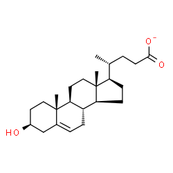 ChemSpider 2D Image | 3b-Hydroxychol-5-en-24-oate | C24H37O3