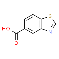 ChemSpider 2D Image | Benzothiazole-5-carboxylic acid | C8H5NO2S