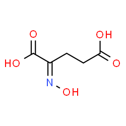 ChemSpider 2D Image | 2-(hydroxyimino)- Pentanedioic acid | C5H7NO5