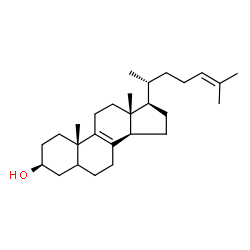 ChemSpider 2D Image | Cholest-8,24-dien-3b-ol | C27H44O