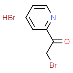ChemSpider 2D Image | 2-Bromo-1-pyridin-2-ylethanone hydrobromide | C7H7Br2NO