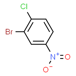 ChemSpider 2D Image | 3-BROMO-4-CHLORONITROBENZENE | C6H3BrClNO2