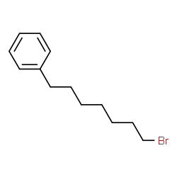 ChemSpider 2D Image | (7-Bromoheptyl)benzene | C13H19Br