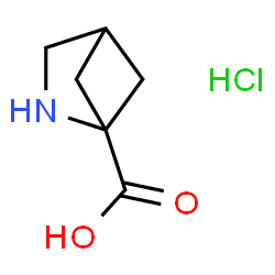 ChemSpider 2D Image | 2-azabicyclo[2.1.1]hexane-1-carboxylic acid hydrochloride | C6H10ClNO2