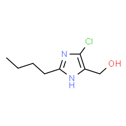 ChemSpider 2D Image | 2-Butyl-5-chloro-1H-imidazole-4-methanol | C8H13ClN2O