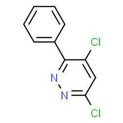 ChemSpider 2D Image | 3,5-DICHLORO-6-PHENYLPYRIDAZINE | C10H6Cl2N2
