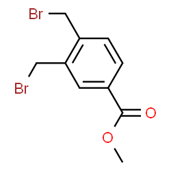 ChemSpider 2D Image | Methyl 3,4-bis(bromomethyl)benzoate | C10H10Br2O2