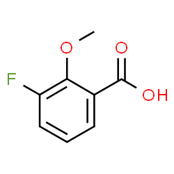 ChemSpider 2D Image | 3-Fluoro-2-methoxybenzoic acid | C8H7FO3