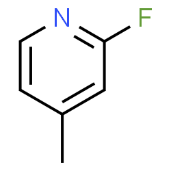 ChemSpider 2D Image | 2-Fluoro-4-methylpyridine | C6H6FN