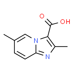 ChemSpider 2D Image | 2,6-Dimethylimidazo[1,2-a]pyridine-3-carboxylic acid | C10H10N2O2