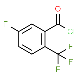 ChemSpider 2D Image | 5-Fluoro-2-(trifluoromethyl)benzoyl chloride | C8H3ClF4O