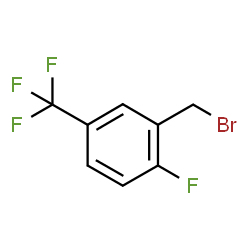 ChemSpider 2D Image | 2-Fluoro-5-(trifluoromethyl)benzyl bromide | C8H5BrF4