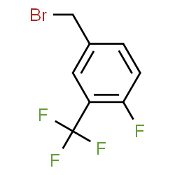 ChemSpider 2D Image | 4-(Bromomethyl)-1-fluoro-2-(trifluoromethyl)benzene | C8H5BrF4