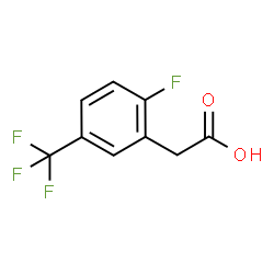 ChemSpider 2D Image | 2-Fluoro-5-(trifluoromethyl)phenylacetic acid | C9H6F4O2