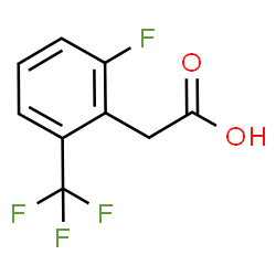 ChemSpider 2D Image | 2-Fluoro-6-(trifluoromethyl)phenylacetic acid | C9H6F4O2