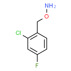 ChemSpider 2D Image | 1-[(Aminooxy)methyl]-2-chloro-4-fluorobenzene | C7H7ClFNO