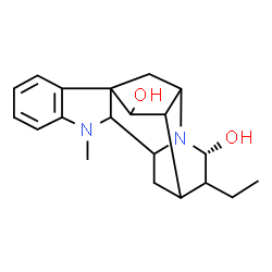ChemSpider 2D Image | (21alpha)-Ajmalan-17,21-diol | C20H26N2O2