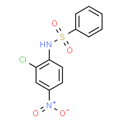 ChemSpider 2D Image | 2'-CHLORO-4'-NITROBENZENESULFONANILIDE | C12H9ClN2O4S
