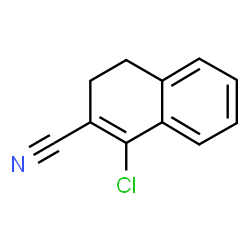 ChemSpider 2D Image | 1-Chloro-3,4-dihydro-2-naphthalenecarbonitrile | C11H8ClN