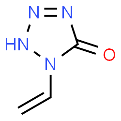 ChemSpider 2D Image | 1-Vinyl-1,2-dihydro-5H-tetrazol-5-one | C3H4N4O