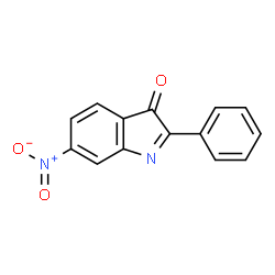 ChemSpider 2D Image | 6-Nitro-2-phenyl-3H-indol-3-one | C14H8N2O3