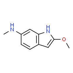 ChemSpider 2D Image | 2-Methoxy-N-methyl-1H-indol-6-amine | C10H12N2O
