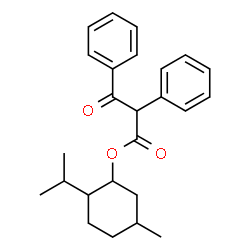 ChemSpider 2D Image | 2-Isopropyl-5-methylcyclohexyl 3-oxo-2,3-diphenylpropanoate | C25H30O3