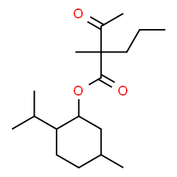 ChemSpider 2D Image | 2-Isopropyl-5-methylcyclohexyl 2-acetyl-2-methylpentanoate | C18H32O3