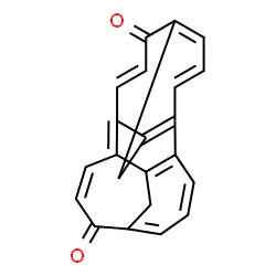 ChemSpider 2D Image | Pentacyclo[13.3.2.2~2,6~.0~10,22~.0~11,19~]docosa-1(19),2(22),3,6,8,10,12,14,17-nonaene-5,16-dione | C22H14O2