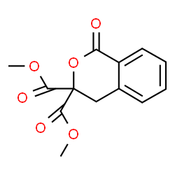 ChemSpider 2D Image | Dimethyl 1-oxo-1,4-dihydro-3H-isochromene-3,3-dicarboxylate | C13H12O6