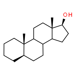 ChemSpider 2D Image | (5alpha,8xi,9xi,14xi,17beta)-Androstan-17-ol | C19H32O