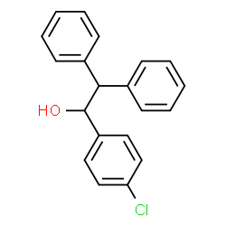 ChemSpider 2D Image | 1-(4-Chlorophenyl)-2,2-diphenylethanol | C20H17ClO