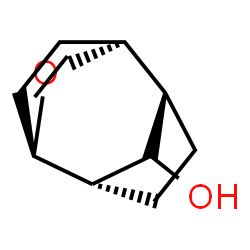 ChemSpider 2D Image | (1R,2S,5R,6S)-9-Oxatricyclo[4.2.1.1~2,5~]dec-7-en-10-ol | C9H12O2