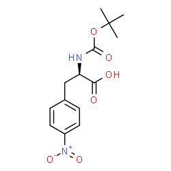 ChemSpider 2D Image | Boc-D-phe(4-NO2)-OH | C14H18N2O6