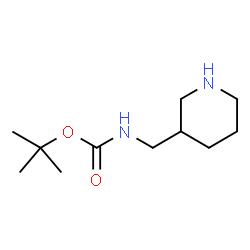 ChemSpider 2D Image | 3-(Boc-Aminomethyl)piperidine | C11H22N2O2